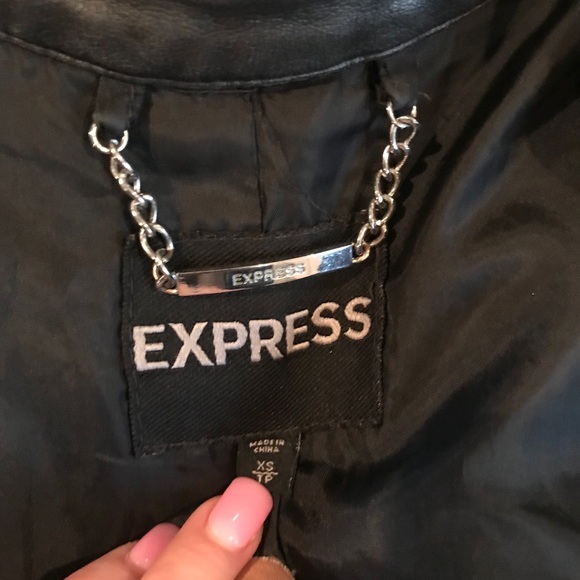 Faux leather jacket - Picture 3 of 4